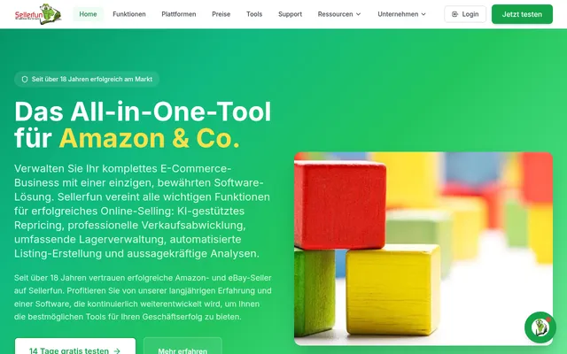 Screenshot von Sellerfun